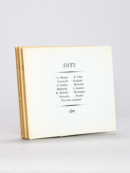 Dits (3 Volumes - Complet) Dits I - Dits II …