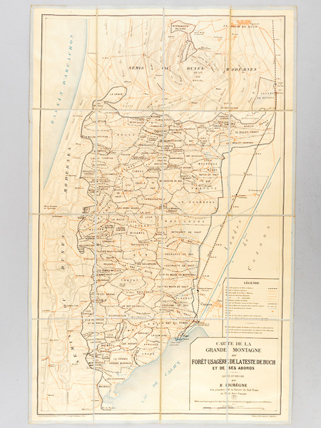 Carte de la Grande Montagne ou Forêt usagère de La …