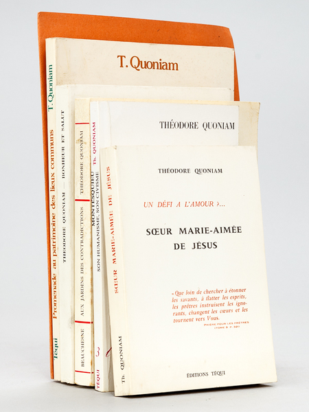 [ Lot de 6 ouvrages dont 5 dédicacés par l'auteur, …