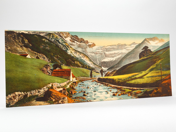 Gavarnie - Le Cirque et le Gave [ Vue panoramique …