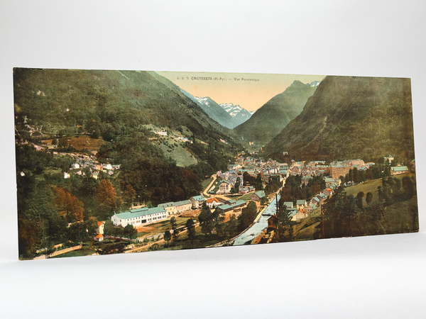 Cauterets (Hautes-Pyrénées) (C.C. 9) [ Vue panoramique géante en couleurs …