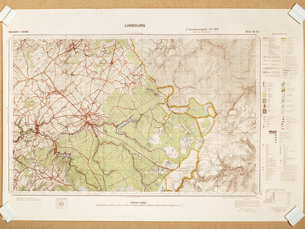 Limbourg 1 : 40.000 Sonderausgabe VII 1941 Nur für Dienstgebrauch. …