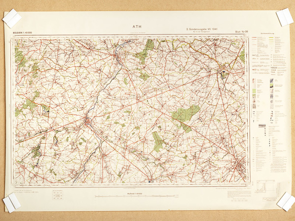 Ath 1 : 40.000 Sonderausgabe VII 1941 Nur für Dienstgebrauch. …
