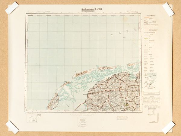 Leeuwarden. J 54 Ubersichskarte von Mitteleuropa 1 : 300.000 Sonderausgabe …