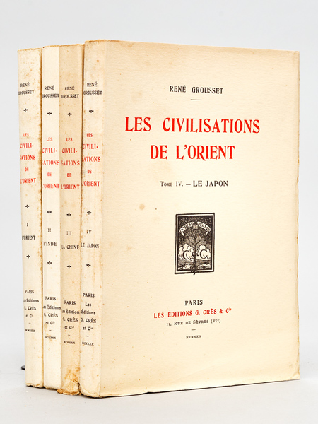 Les Civilisations de l'Orient (4 Tomes - Complet) I : …