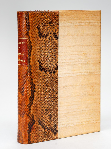 L'Avocat du Diable [ Reliure en peau de serpent ]