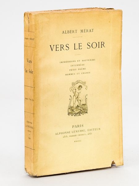 Vers le Soir [ Edition originale - Livre dédicacé par …