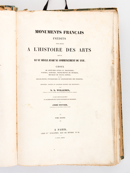 Monuments Français inédits pour servir à l'Histoire des Arts depuis …