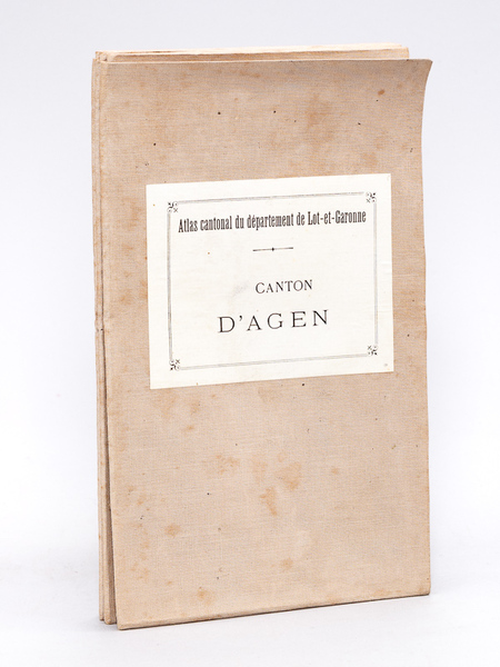 Carte du Canton d'Agen. Atlas cantonal du département de Lot-et-Garonne …
