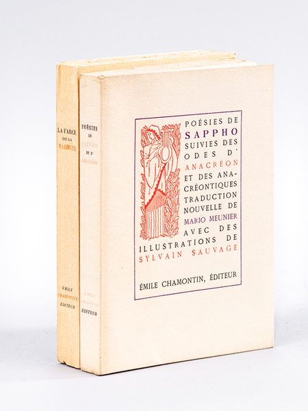 Poésies de Sappho suivies des Odes d'Anacréon et des Anacréontiques …