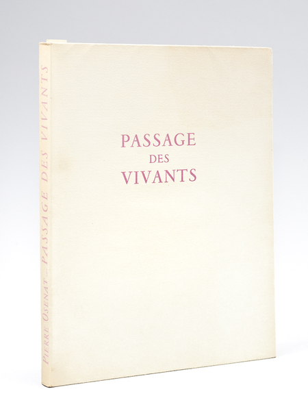Passage des Vivants. Poëmes.