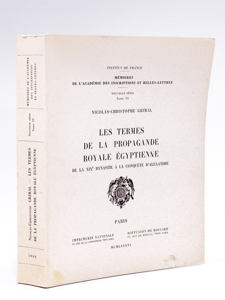 Les Termes de la Propagande Royale Egyptienne de la XIXe …