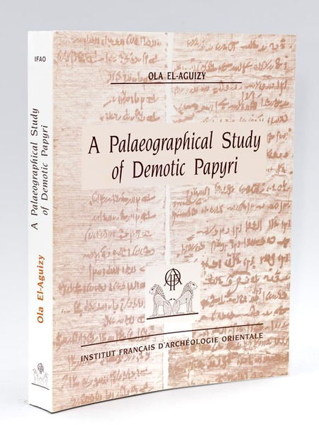 A Palaeographical Study of Demotic Papyri in the Cairo Museum …