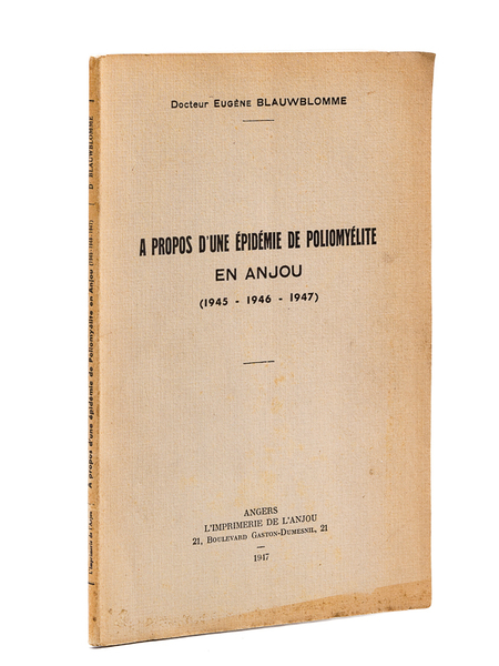 A propos d'une épidémie de poliomyélite en Anjou (1945 - …