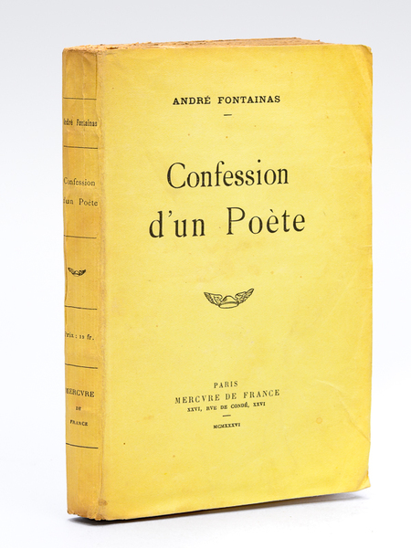 Confession d'un Poète [ Edition originale - Livre dédicacé par …