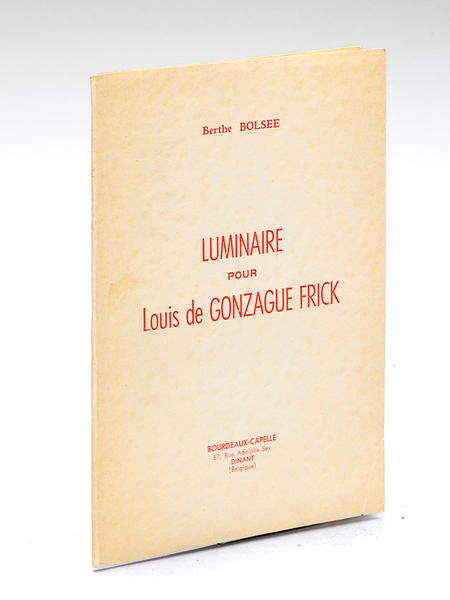 Luminaire pour Louis de Gonzague Frick