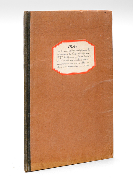 Note sur les combustibles employés dans les locomotives à la …