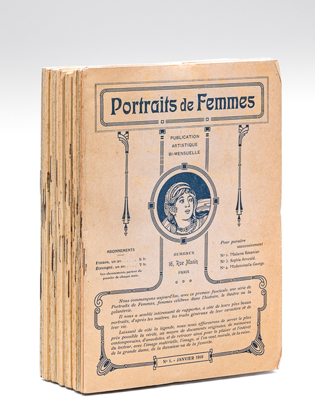 Portraits de Femmes. Publication Artistique bimensuelle (51 Numéros. Du numéro …