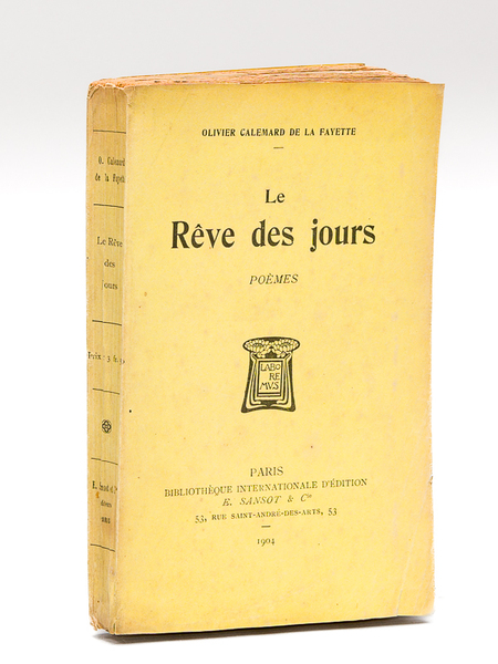 Le Rêve des jours. Poèmes [ Edition originale - Livre …
