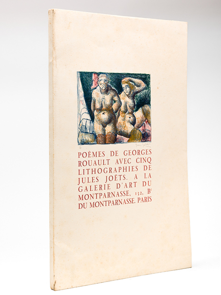 Poèmes de Georges Rouault avec cinq lithographies de Jules Joëts …