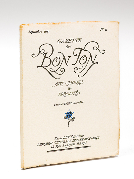 Gazette du Bon Ton. Art - Modes & Frivolités. Septembre …