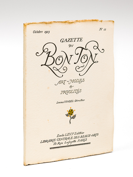 Gazette du Bon Ton. Art - Modes & Frivolités. Octobre …
