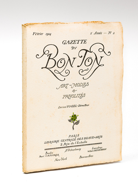 Gazette du Bon Ton. Art - Modes & Frivolités. Février …