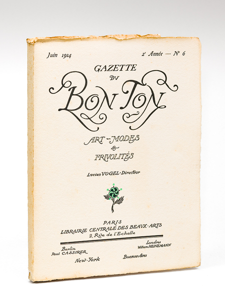 Gazette du Bon Ton. Art - Modes & Frivolités. Juin …