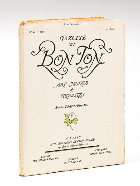 Gazette du Bon Ton. Art - Modes & Frivolités Juin …