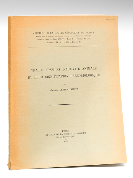 Traces Fossiles d'activité animale et leur signification Paléobiologique [ Edition …