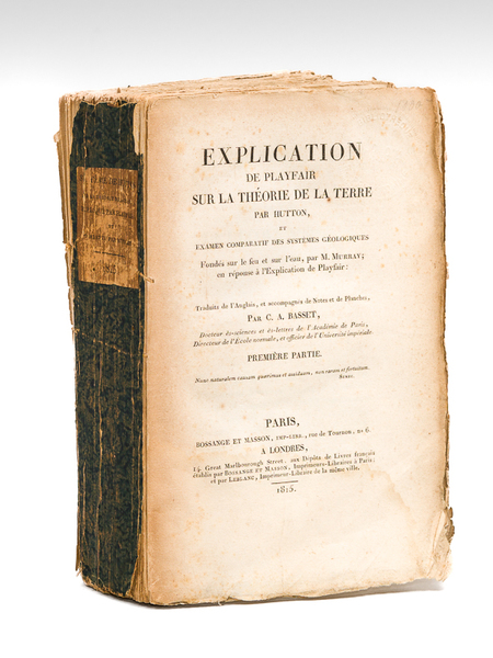 Explication de Playfair sur la Théorie de la Terre par …