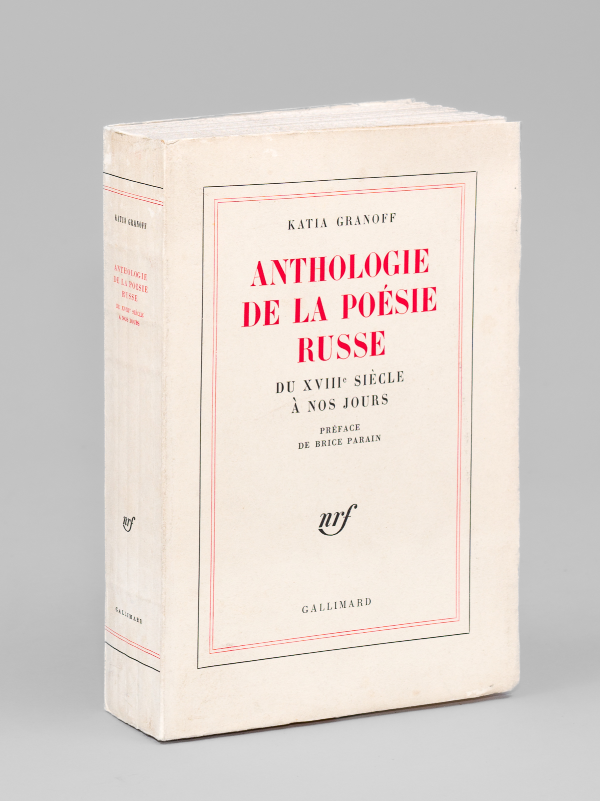 Anthologie de la poésie russe du XVIIIe siècle à nos …