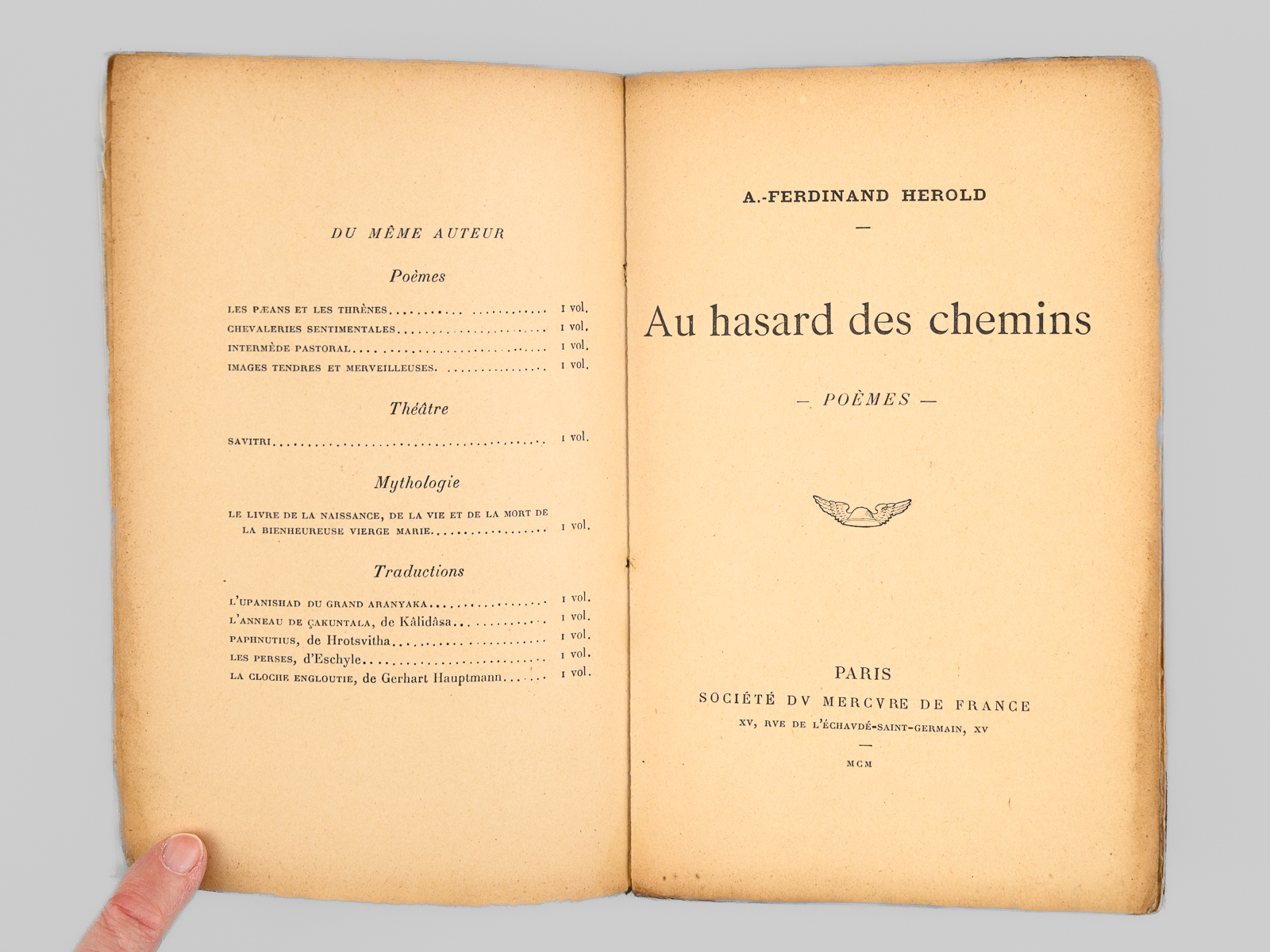 Au hasard des chemins - Poèmes