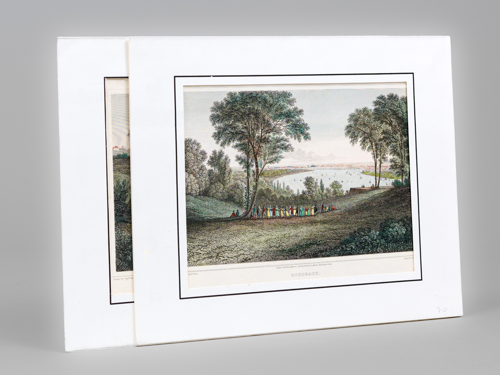 Banks of the Garonne near Bordeaux [ On joint: ] …