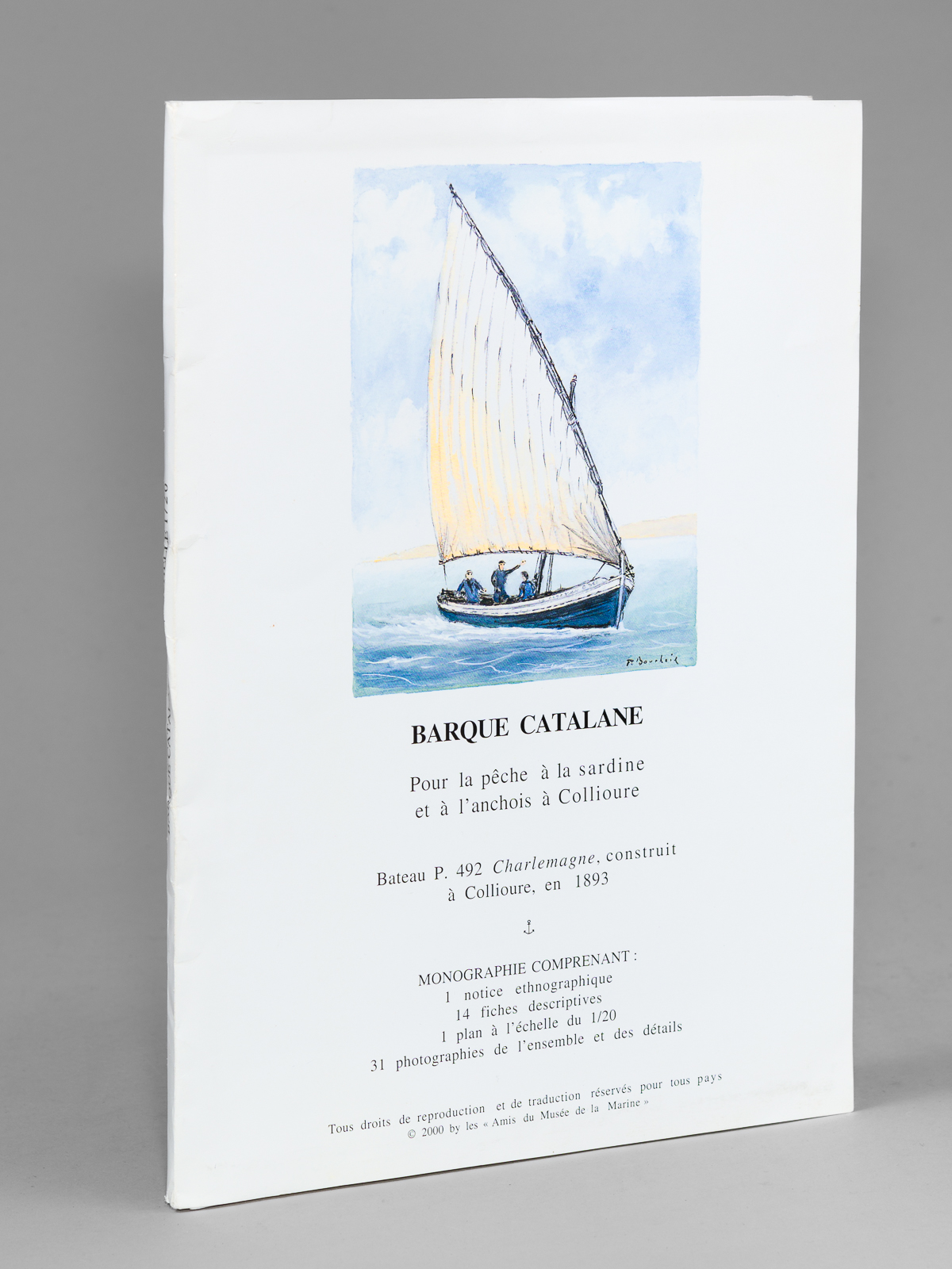 Barque Catalane pour la pêche à la sardine et à …