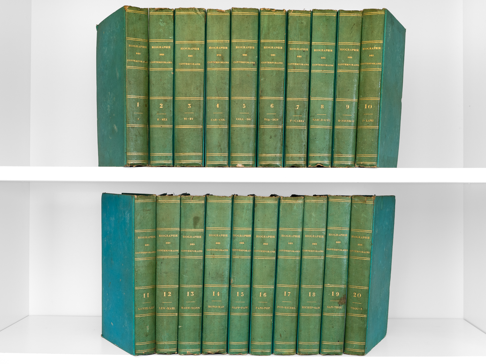 Biographie Nouvelle des Contemporains (20 Tomes - Complet) Ou Dictionnaire …