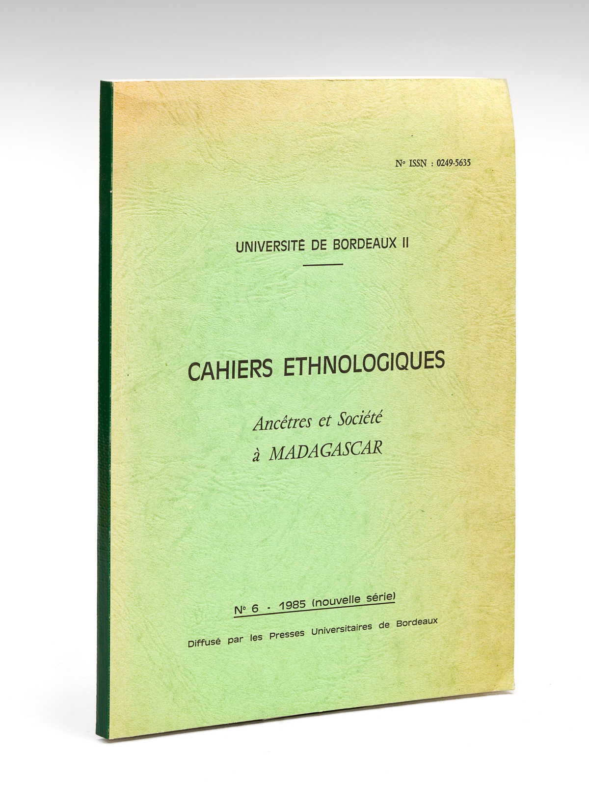 Cahiers Ethnologiques. n° 6 - 1985 (nouvelle série) Ancêtres et …
