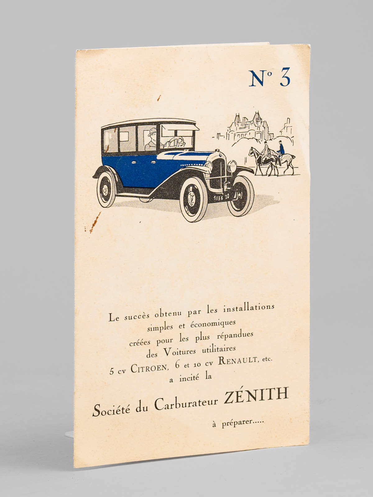Carburateur 10cv Citroën
