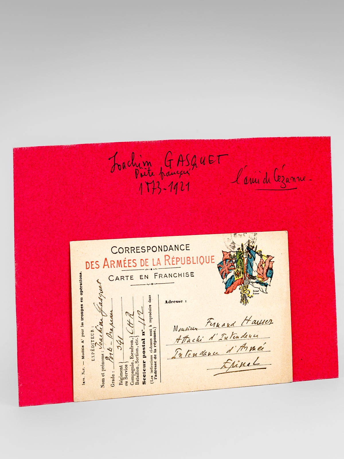 [ Carte autographe signée adressée à Fernand Hauser : ] …