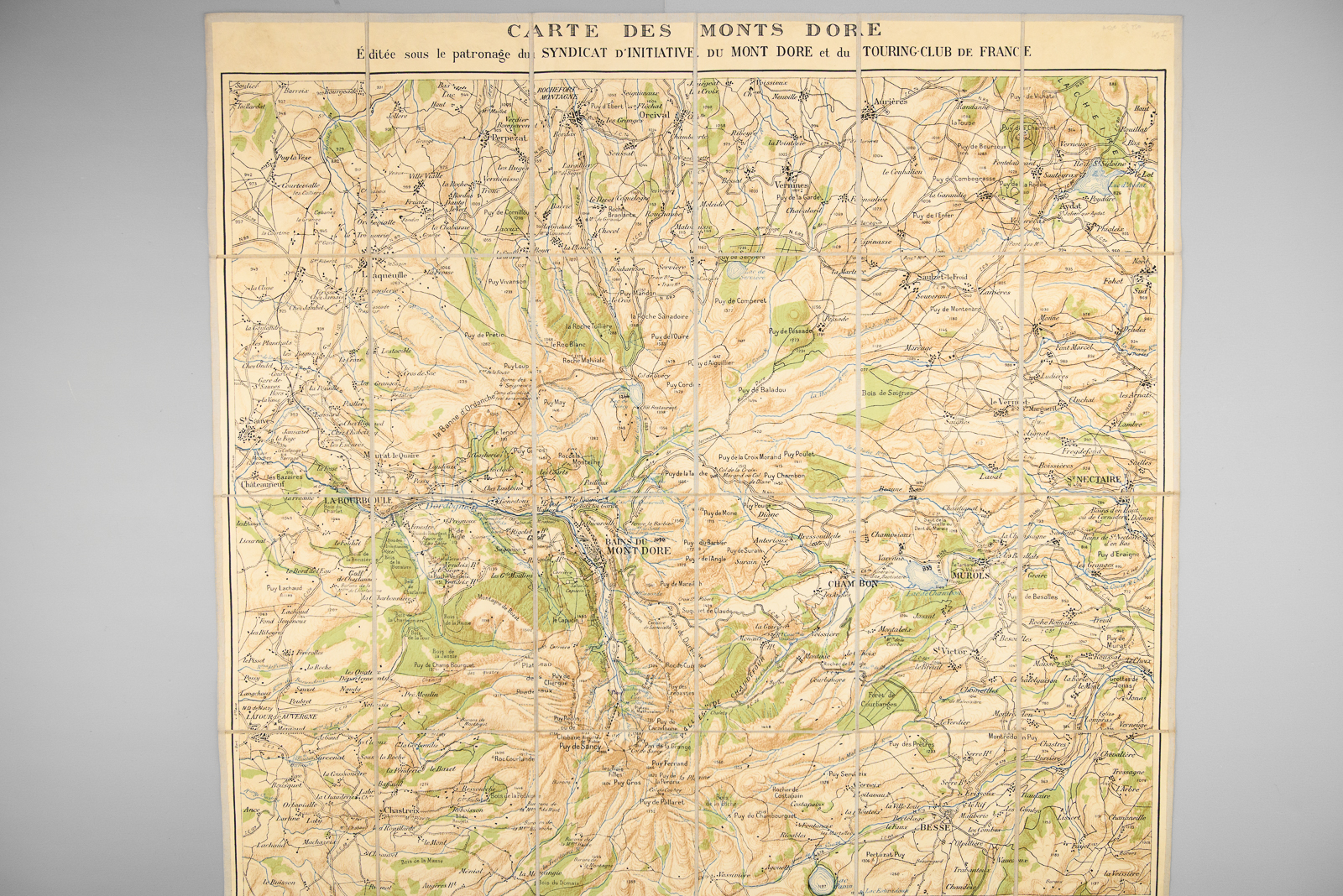 Carte des Monts Dore - éditée sous le patronnage du …