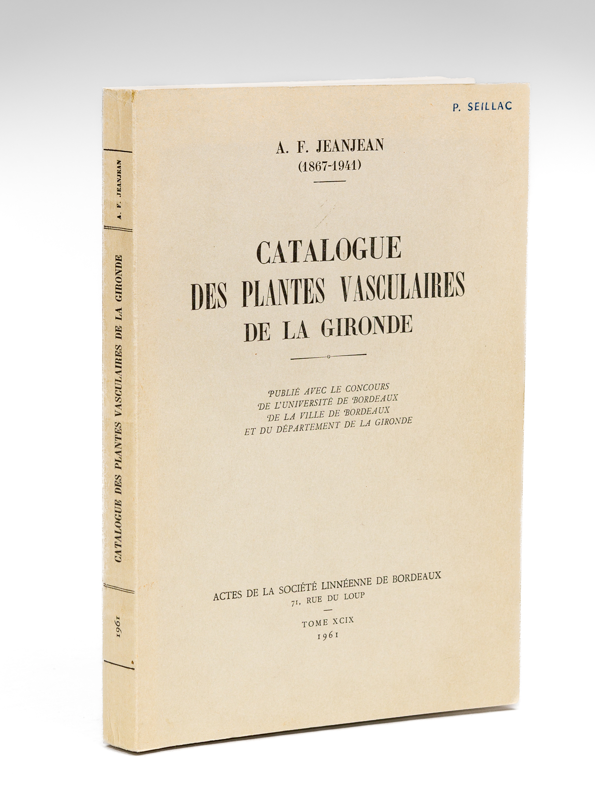 Catalogue des plantes vasculaires de la Gironde