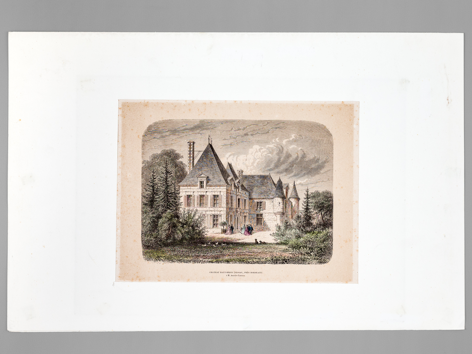 Château Haut-Brion (Pessac, près Bordeaux) à M. Amédée Larrieu [ …