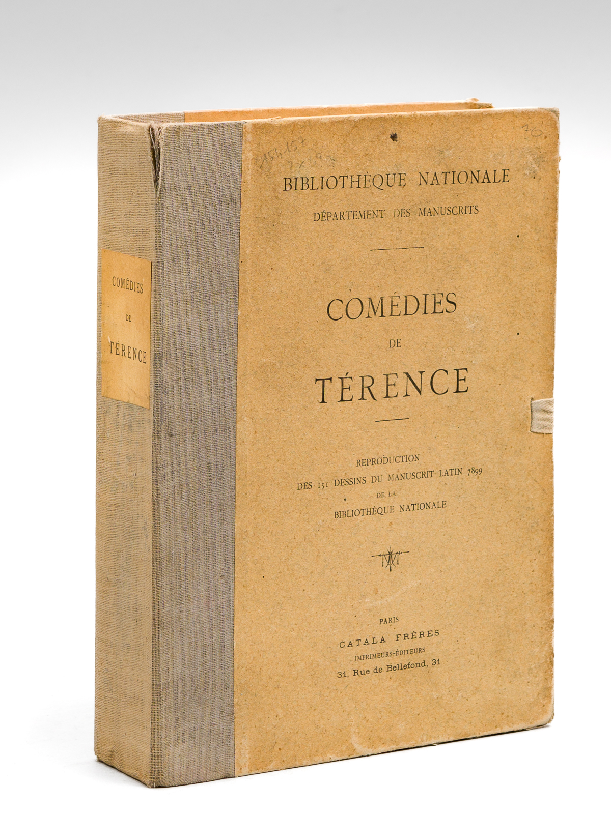 Comédies de Térence. Reproduction des 151 dessins du manuscrit latin …