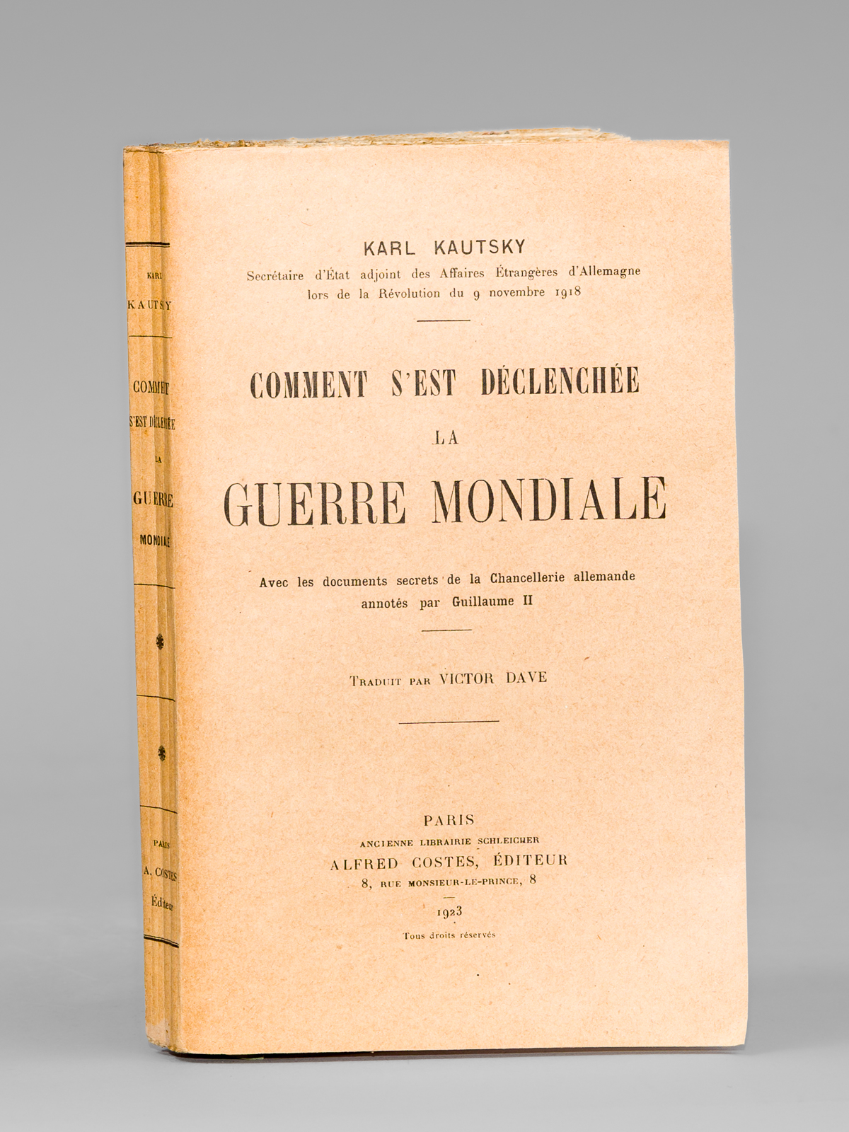 Comment s'est déclenchée la Guerre Mondiale avec les documents secrets …