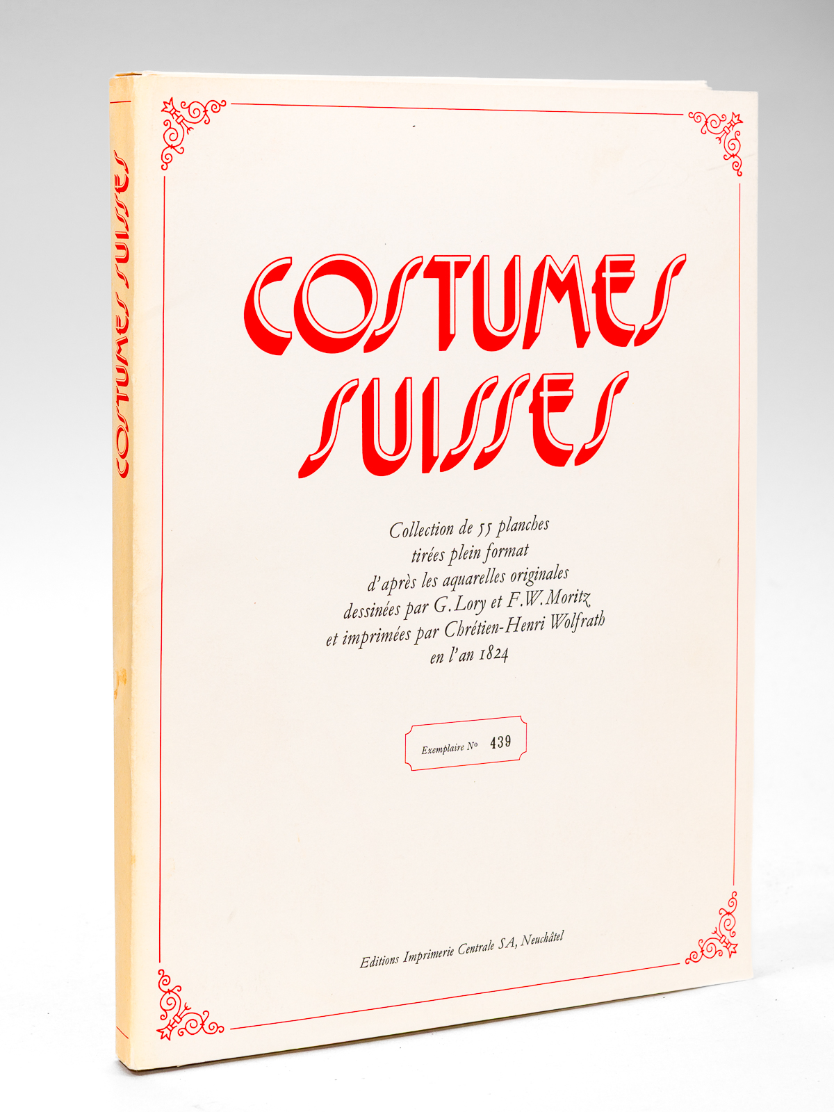 Costumes Suisses - Collection de 55 planches tirées plein format, …