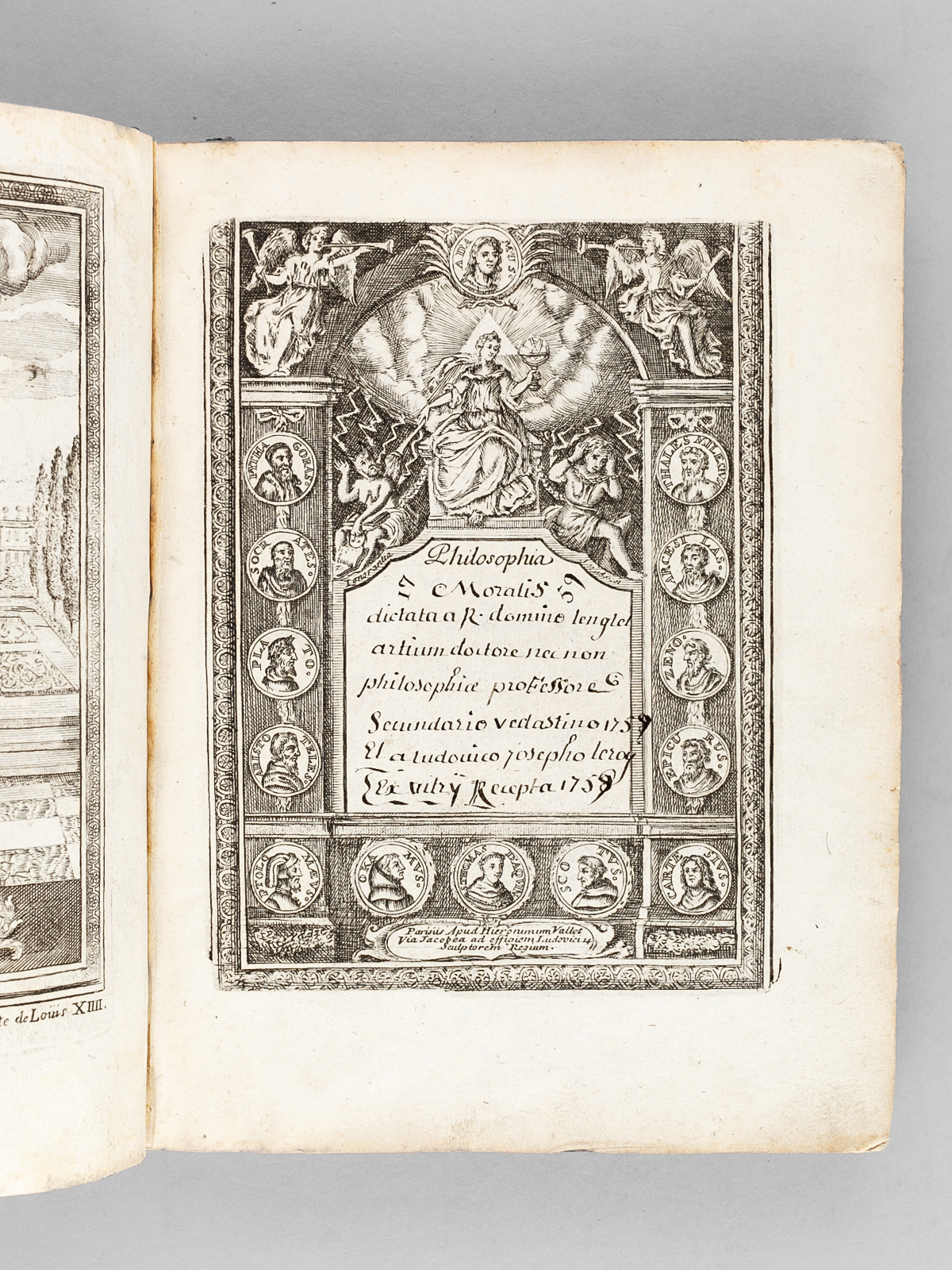 [ Cours de Philosophie Morale professé au Collège Saint-Vaast par …