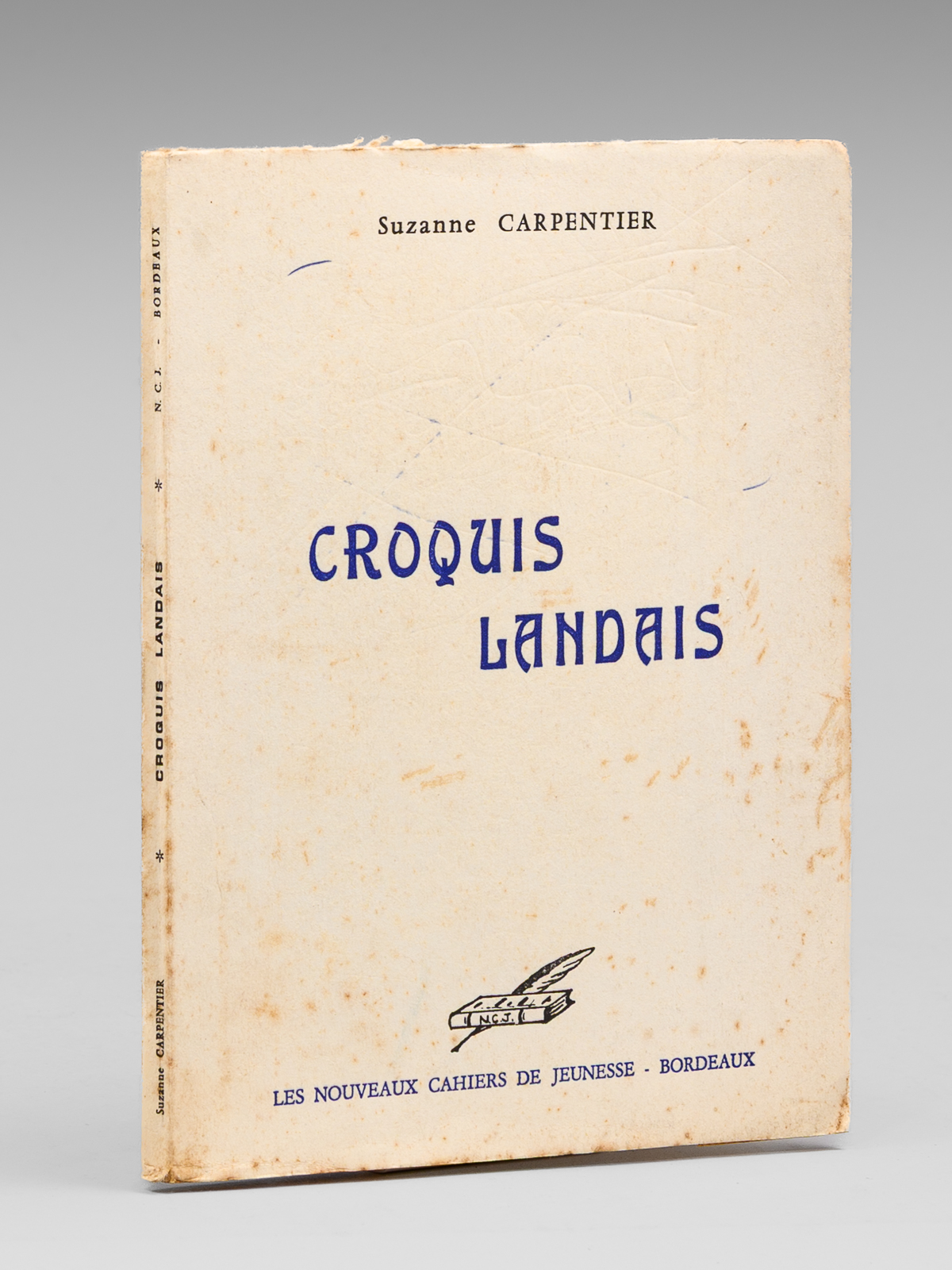 Croquis landais [ Avec 2 lettres autographes signées de l'auteur, …