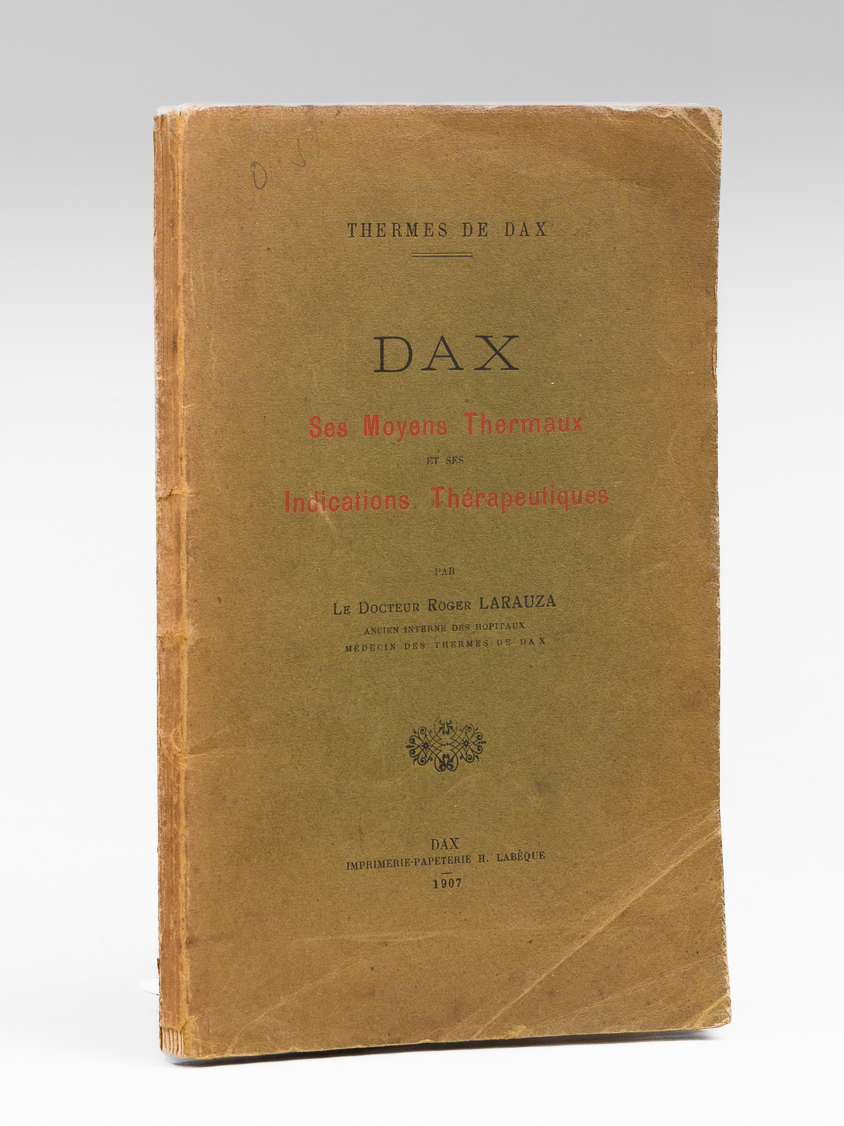 Dax, ses Moyens Thermaux et ses Indications Thérapeutiques (Thermes de …