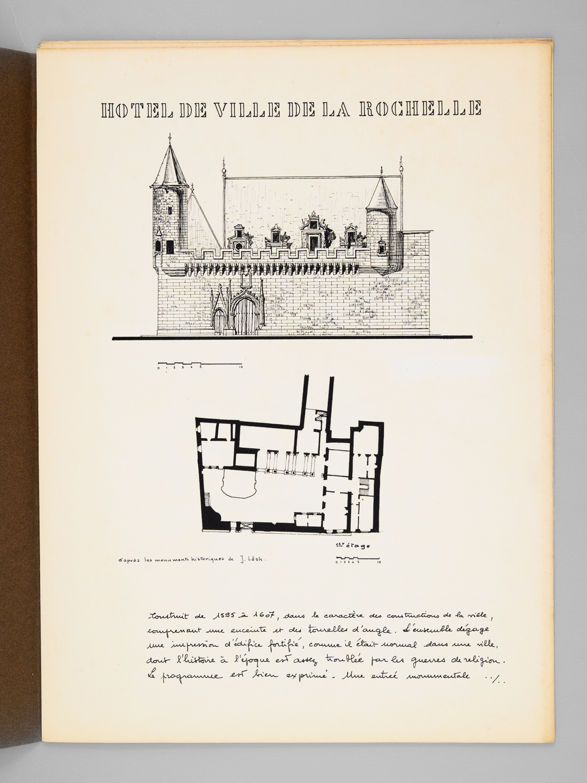 Deux édifices publics [ Hôtel de Ville de La Rochelle …