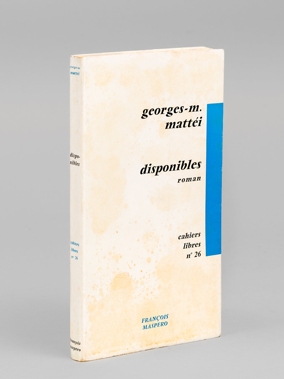 Disponibles. Roman [ Edition originale ]